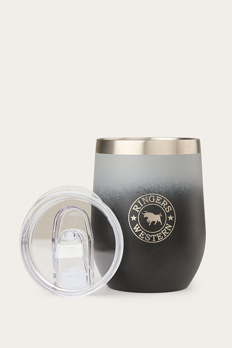 Bindi Wine Cup - Black / Silver