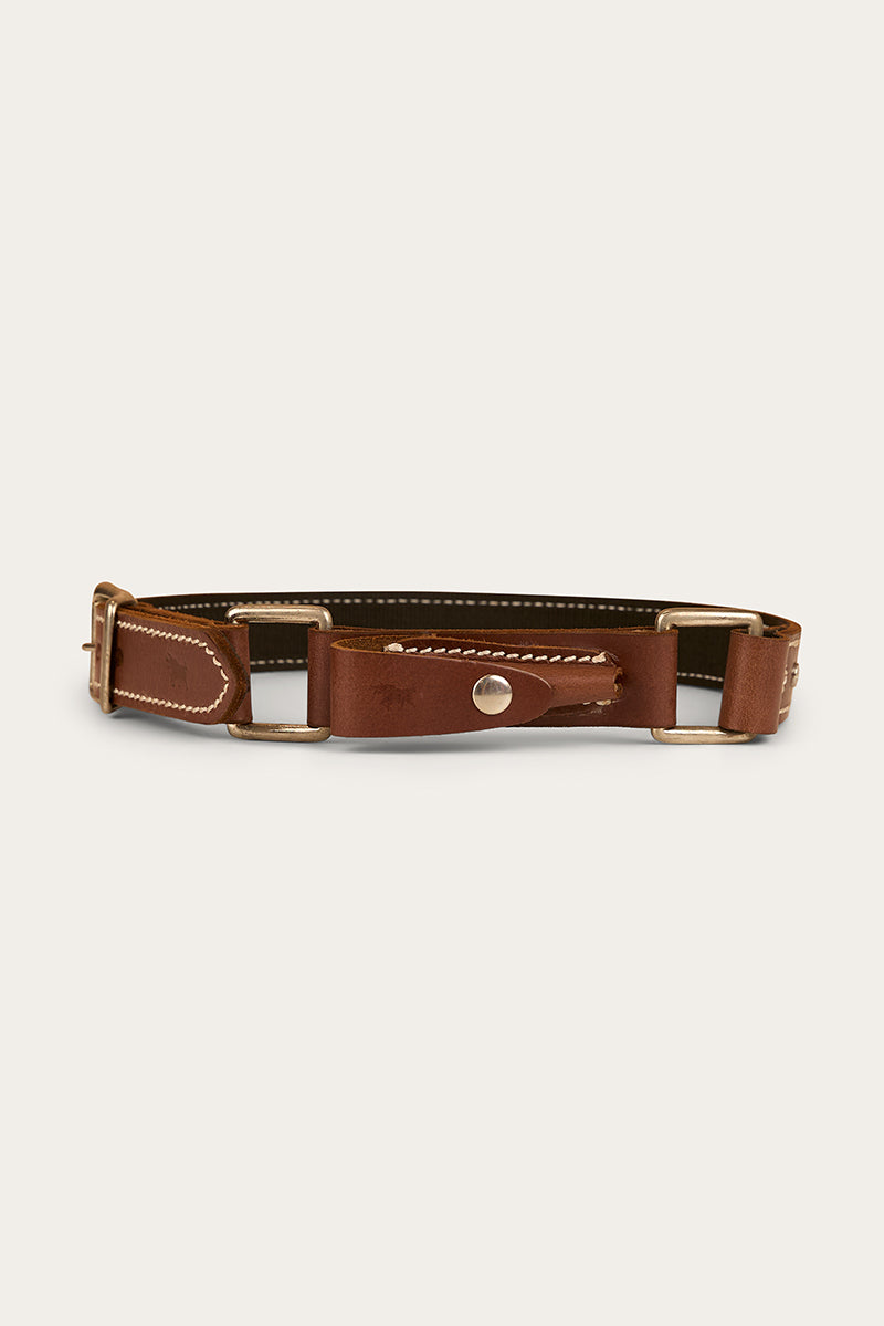 Hobble Belt - Brown / Silver