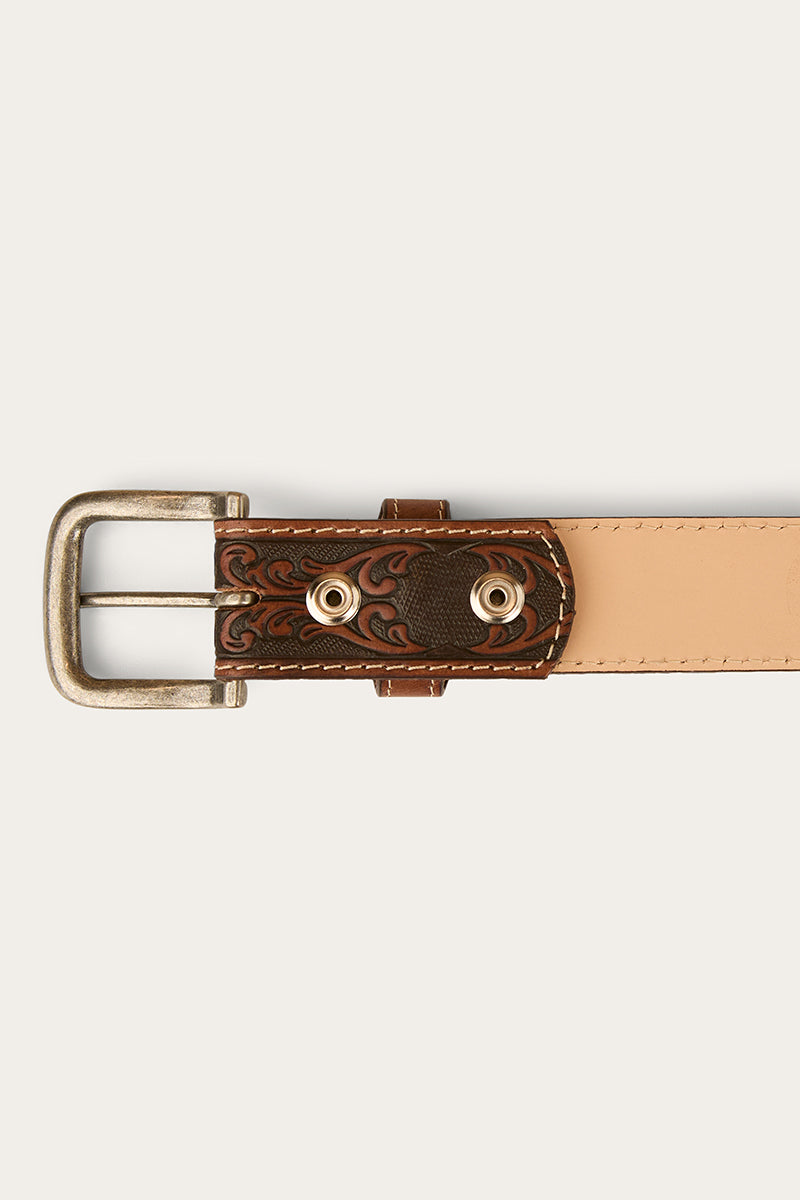 Eldorado Belt - Brown / Silver