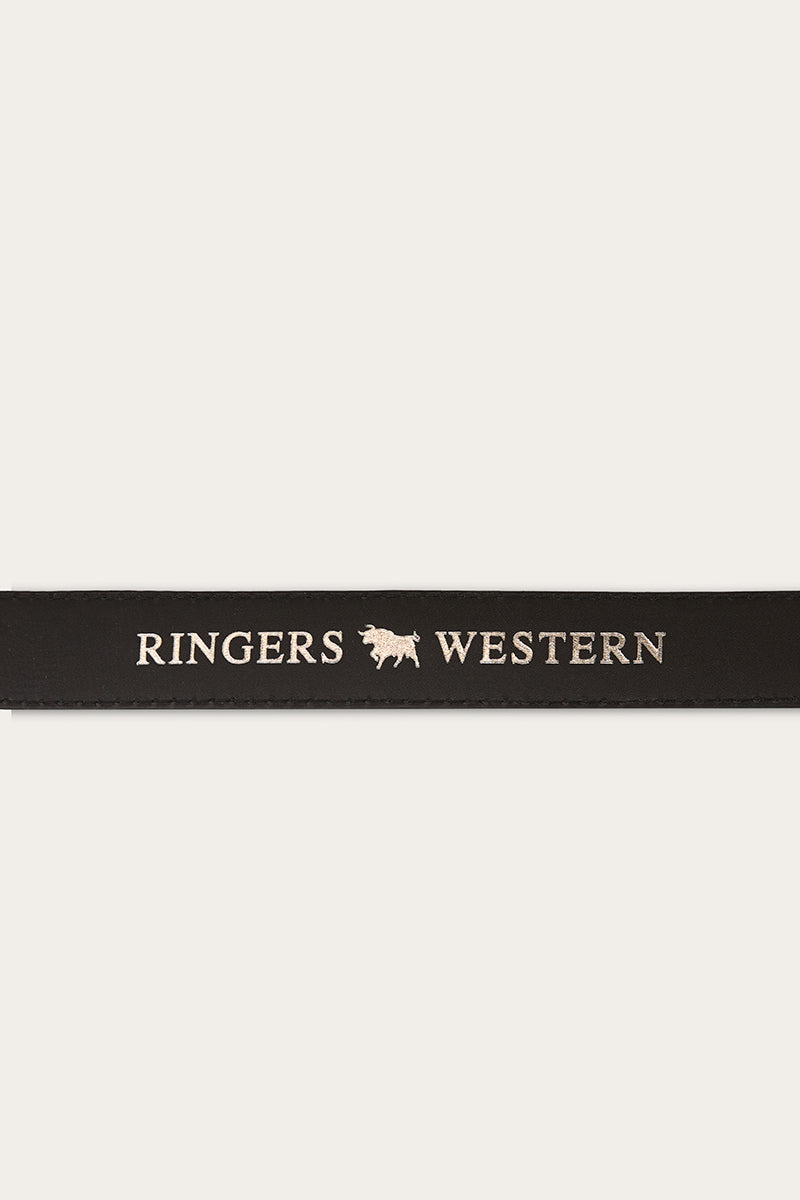 Zahra Double Buckle Belt - Black