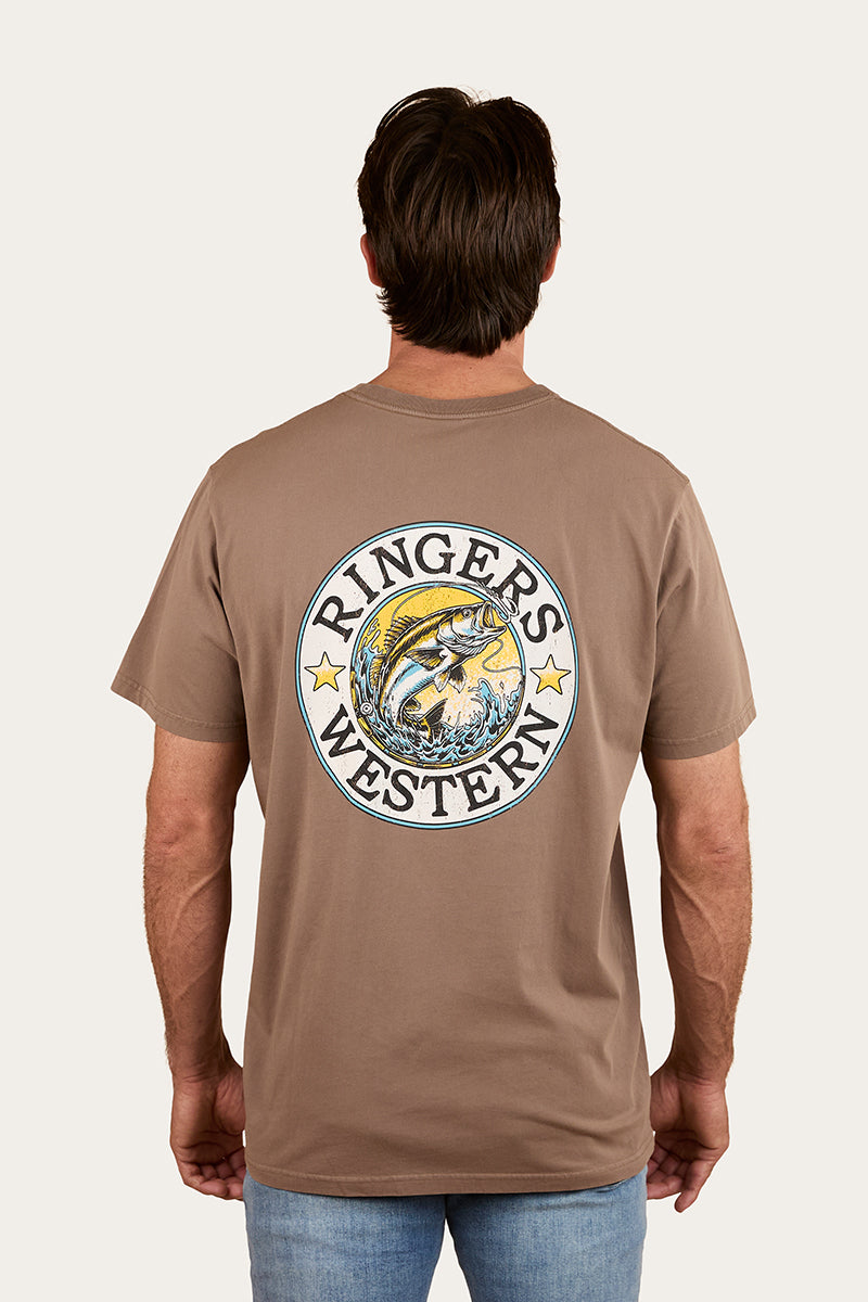 Big Catch Mens Loose Fit T-Shirt - Mushroom