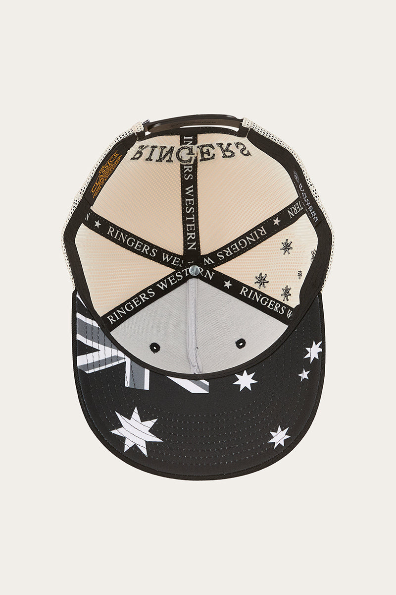 Country Club Deep Fit Trucker Cap - Black