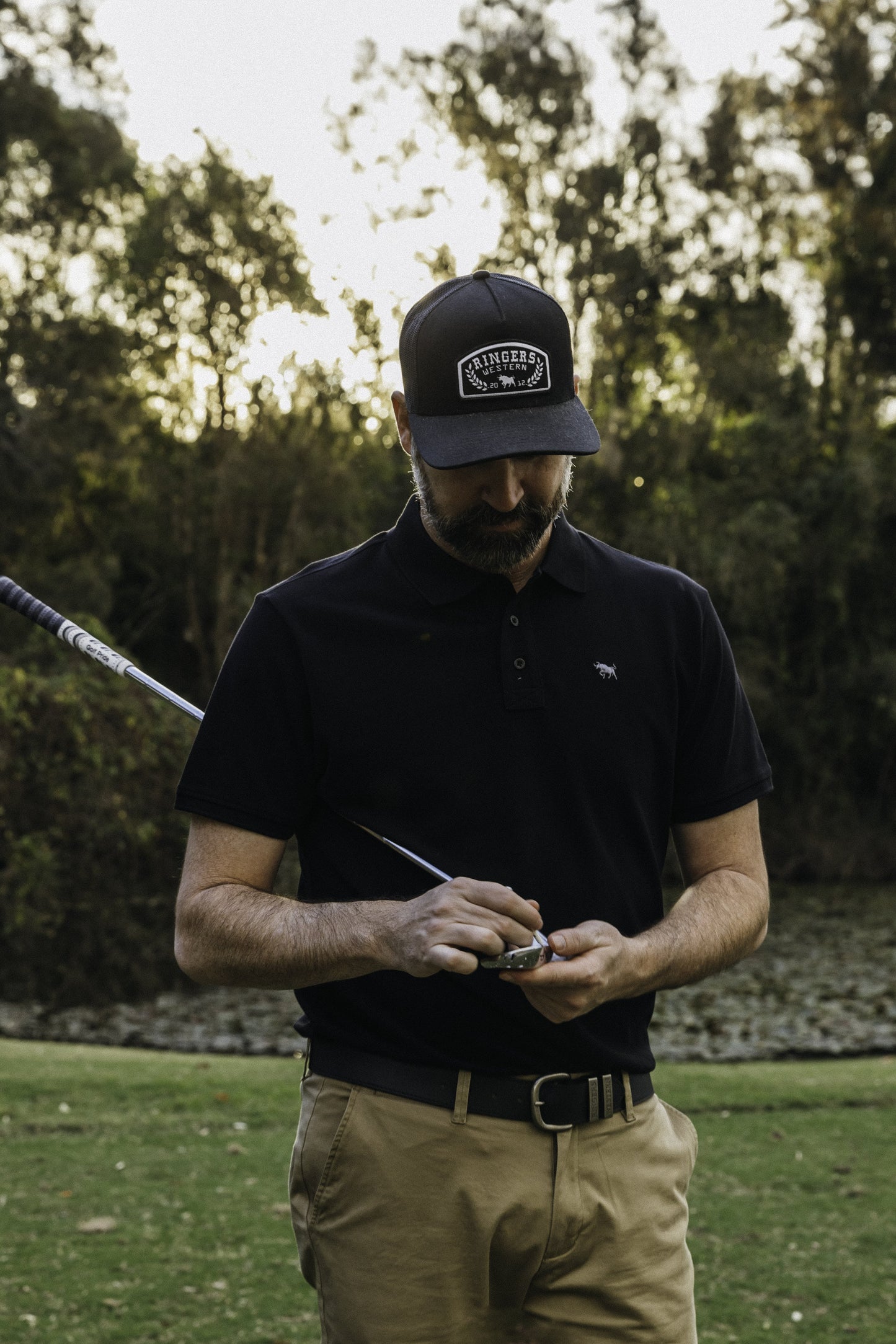 Shotgun Trucker Black