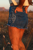 Gracie Womens Denim Short - True Blue