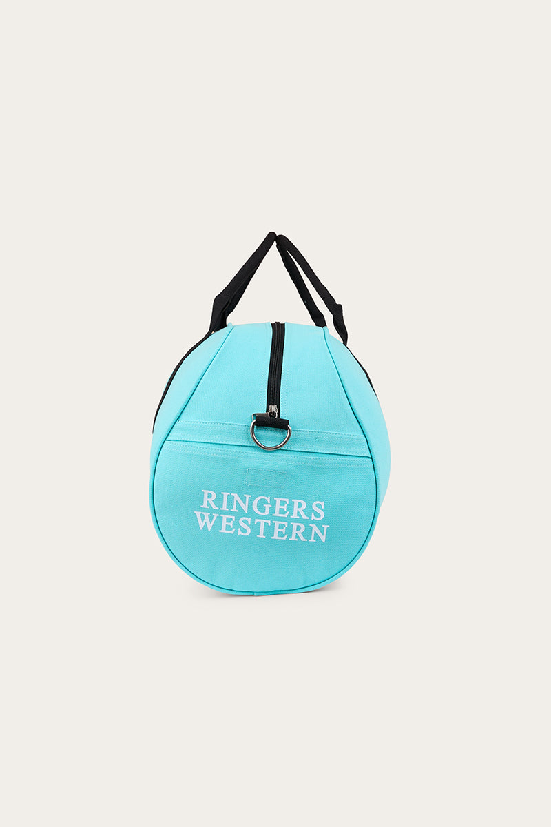 Gundagai Duffle Bag - Turquoise / Black