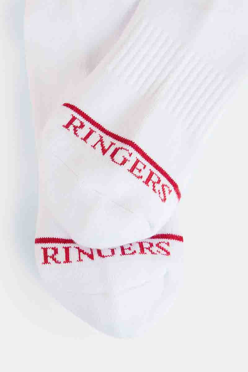 Cowboy Collective Sports Socks - White/Red