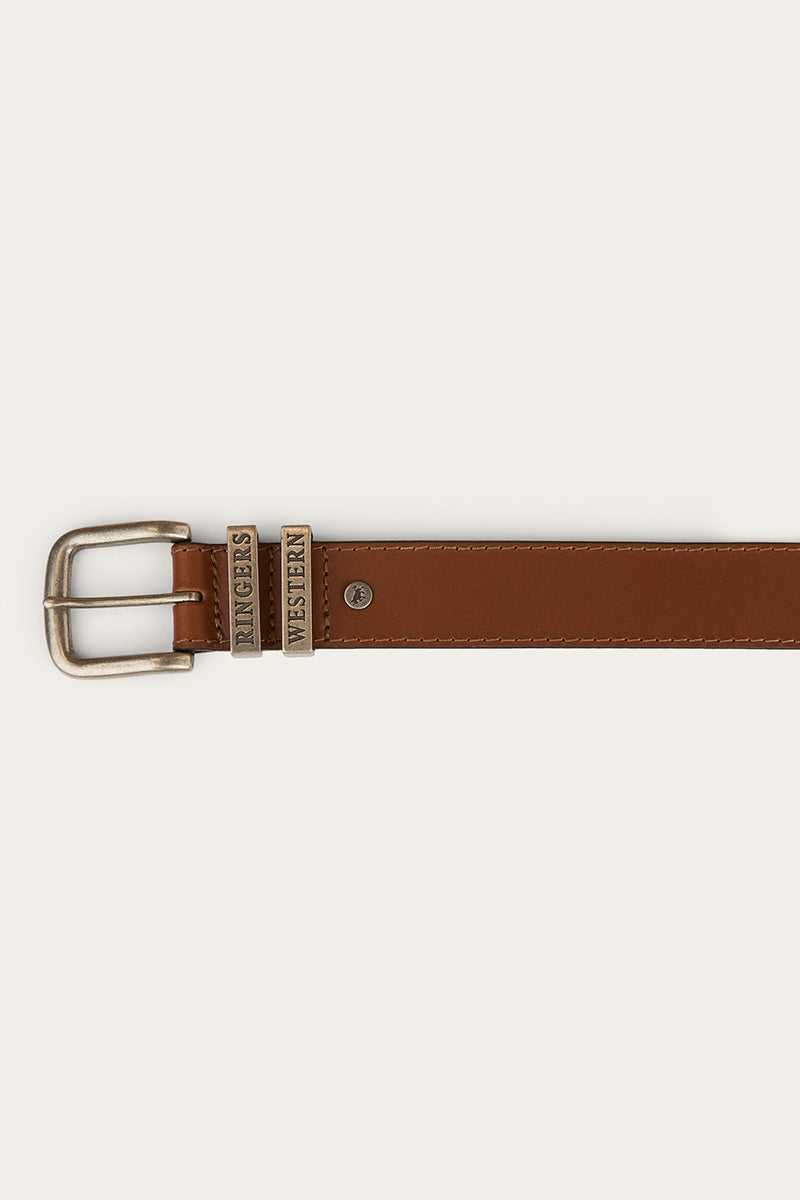 James Belt - Tawny Brown / Silver