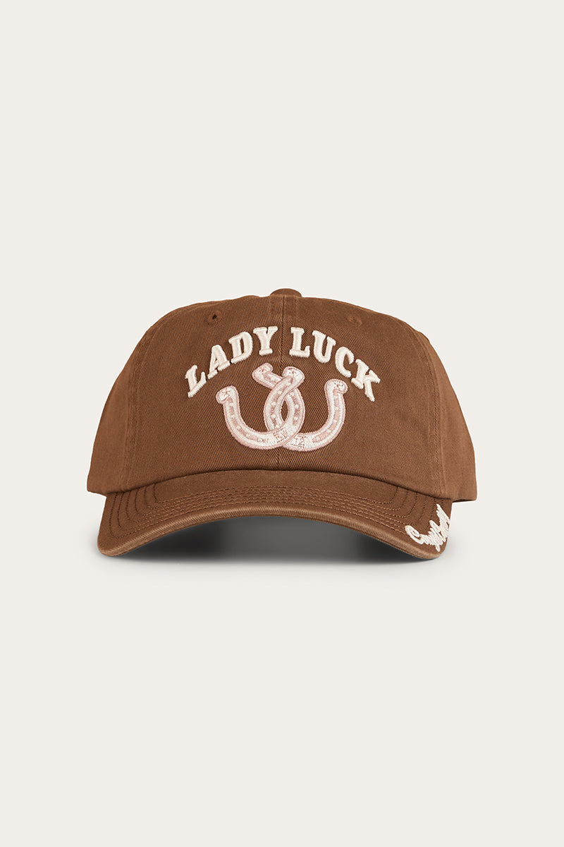 Lady Luck Baseball Cap - Saddle Brown