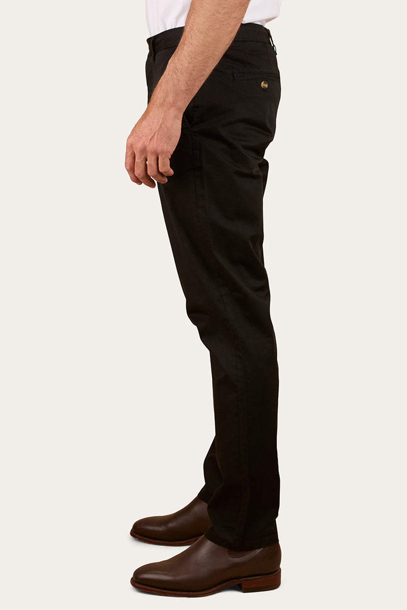 Parsons Mens Slim Fit Chino Pant - Black