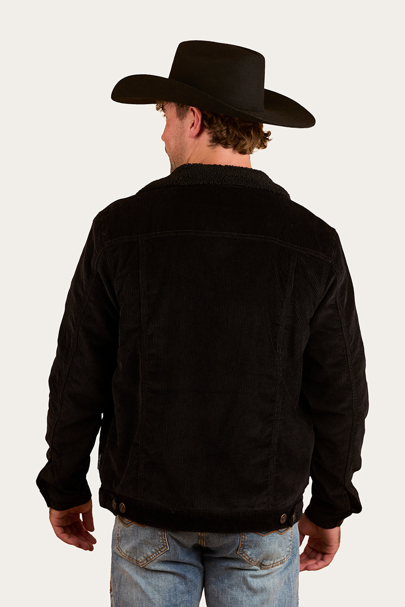 Milawa Mens Corduroy Jacket - Black