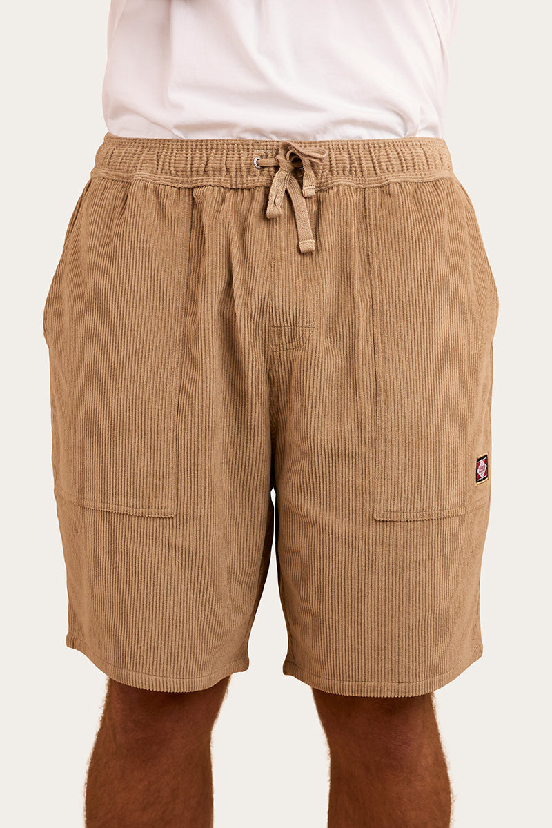 Countryside Mens Corduroy Walk Short - Dark Sand