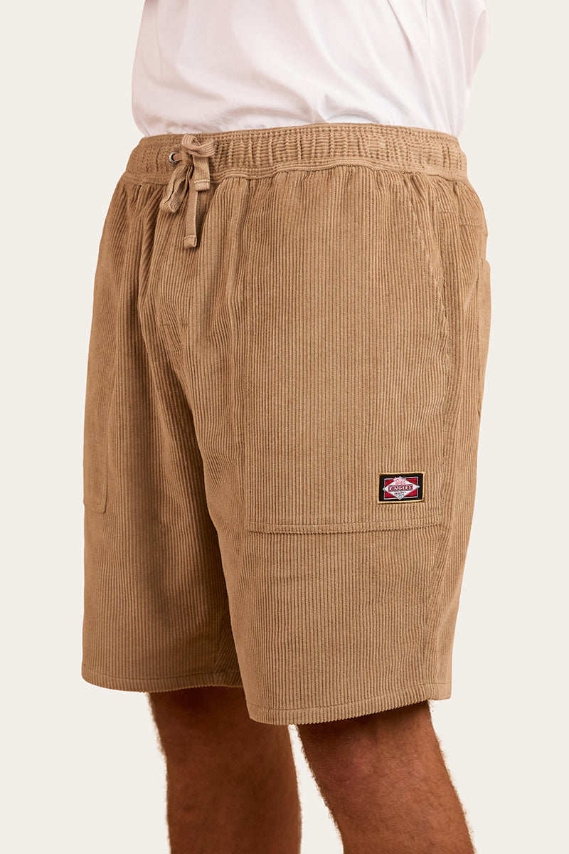 Countryside Mens Corduroy Walk Short - Dark Sand