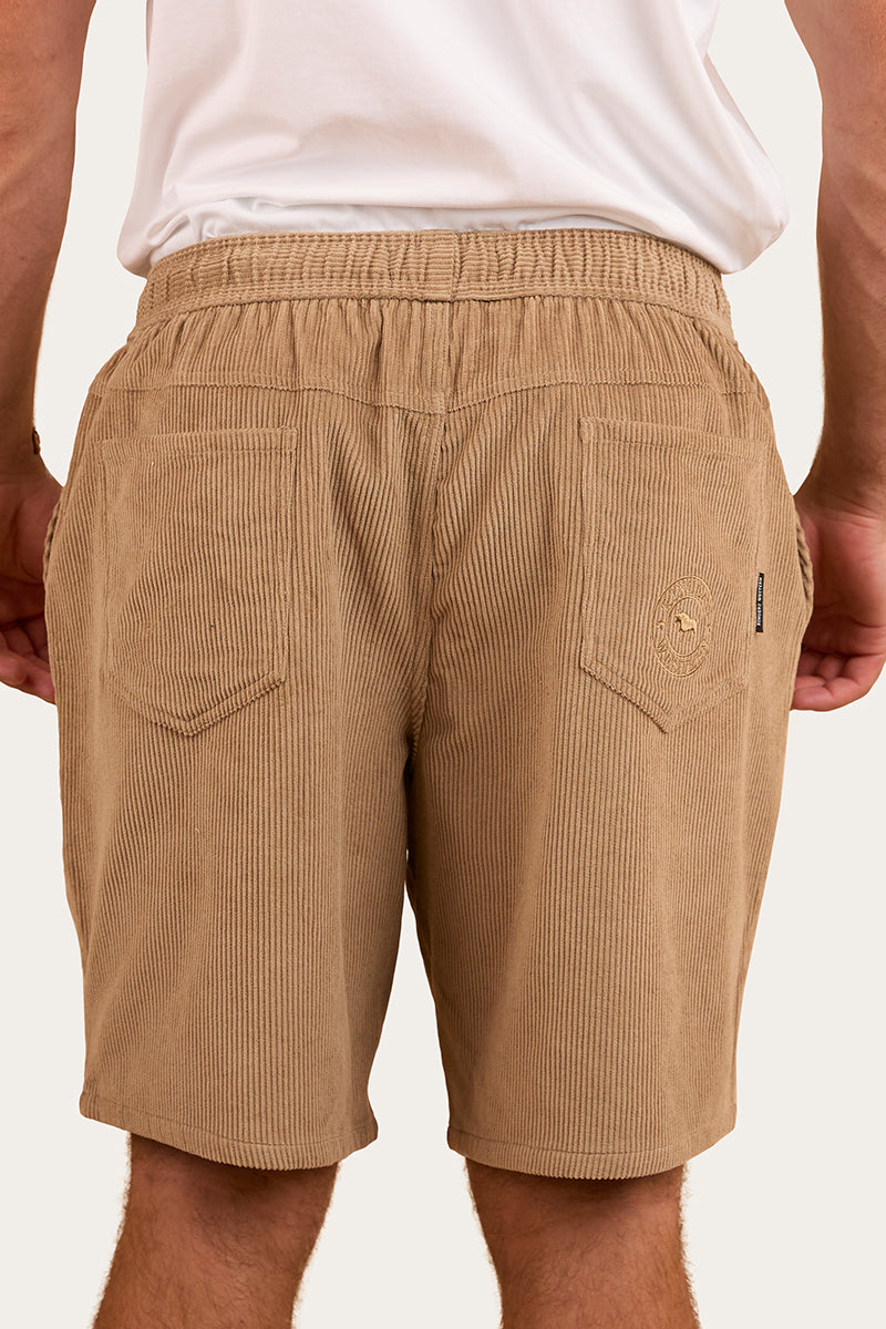 Countryside Mens Corduroy Walk Short - Dark Sand