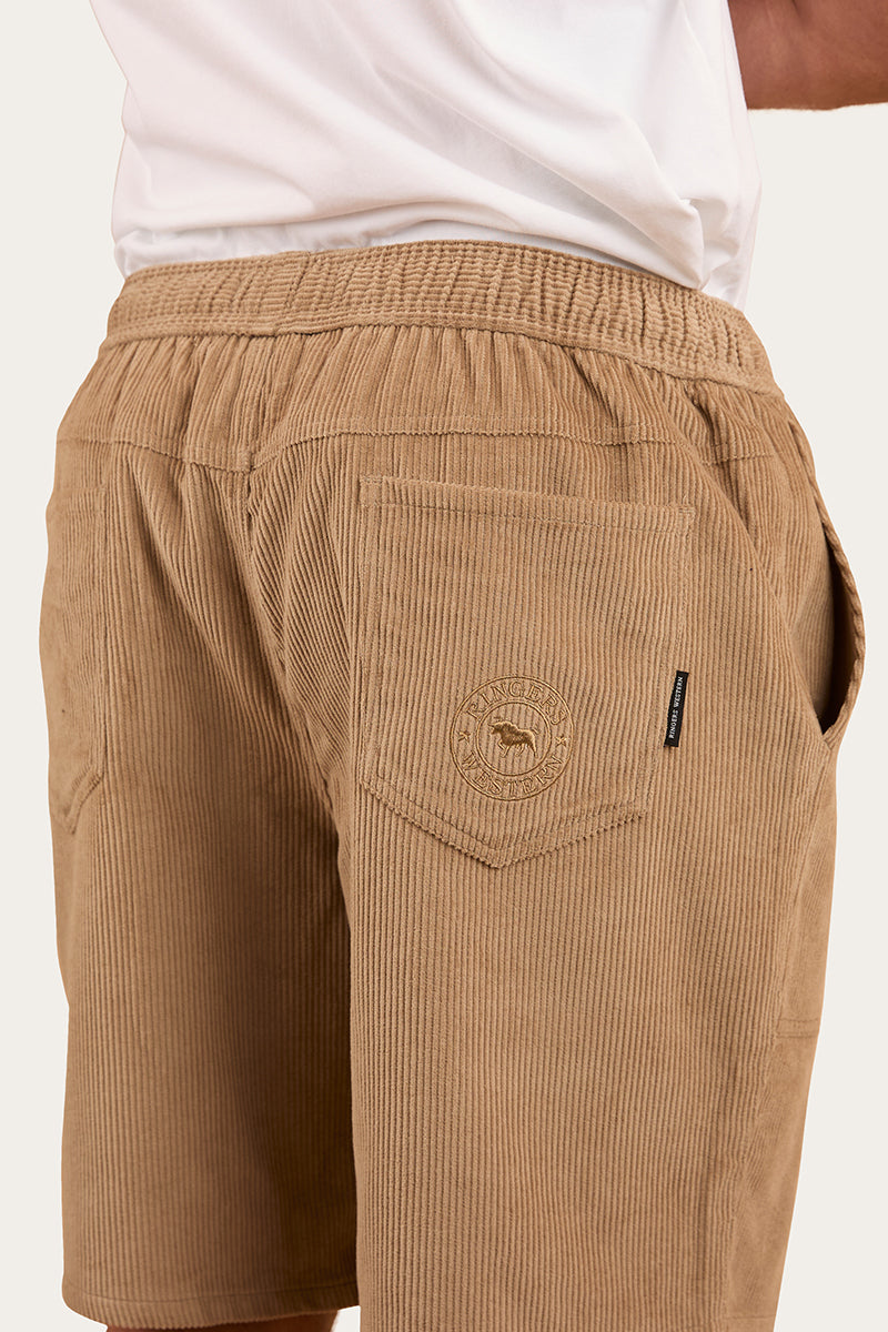 Countryside Mens Corduroy Walk Short - Dark Sand
