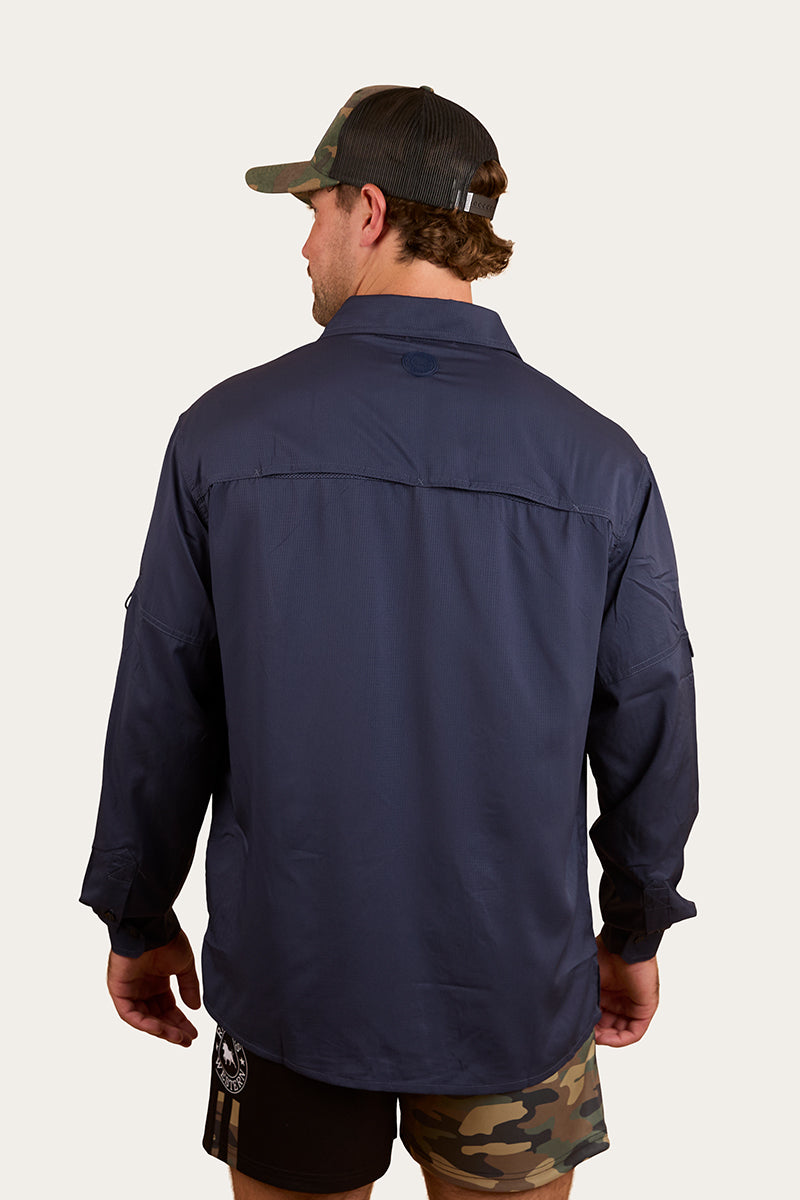 Bennetts Unisex Fishing Shirt - Navy