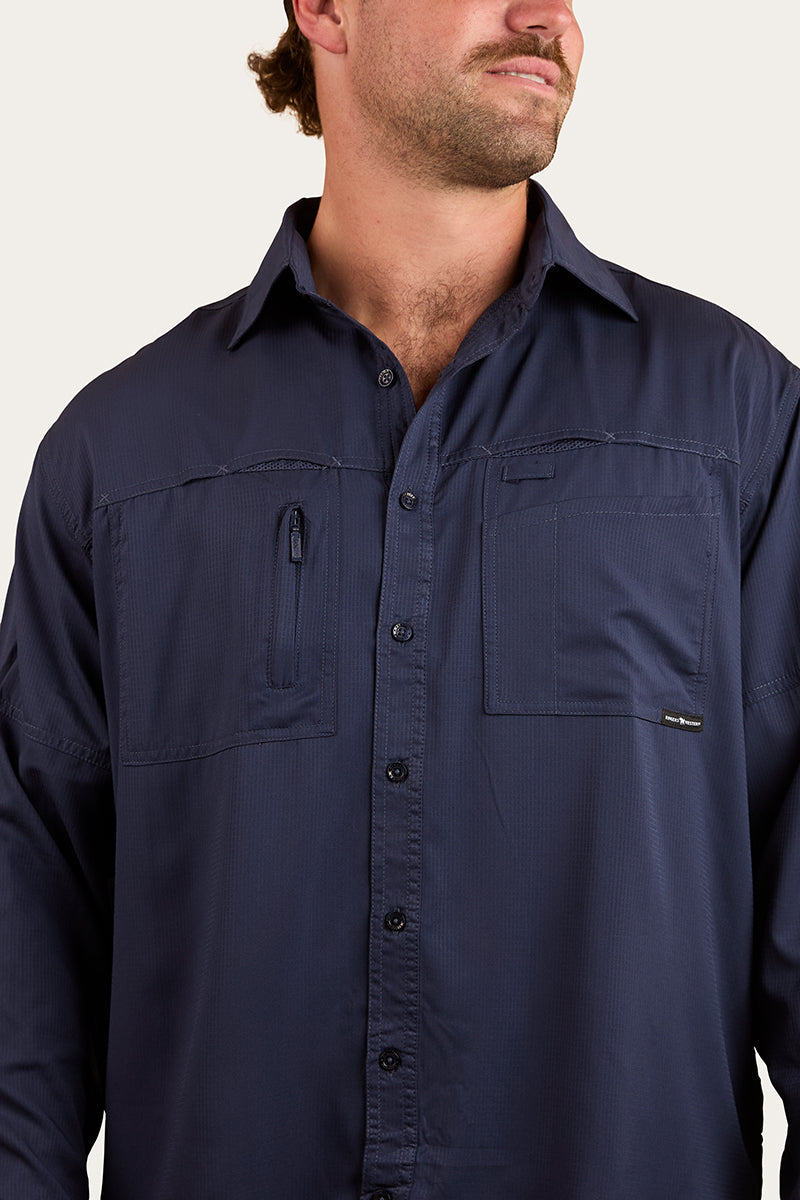 Bennetts Unisex Fishing Shirt - Navy
