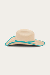 Sterling Hat - Natural/Aqua