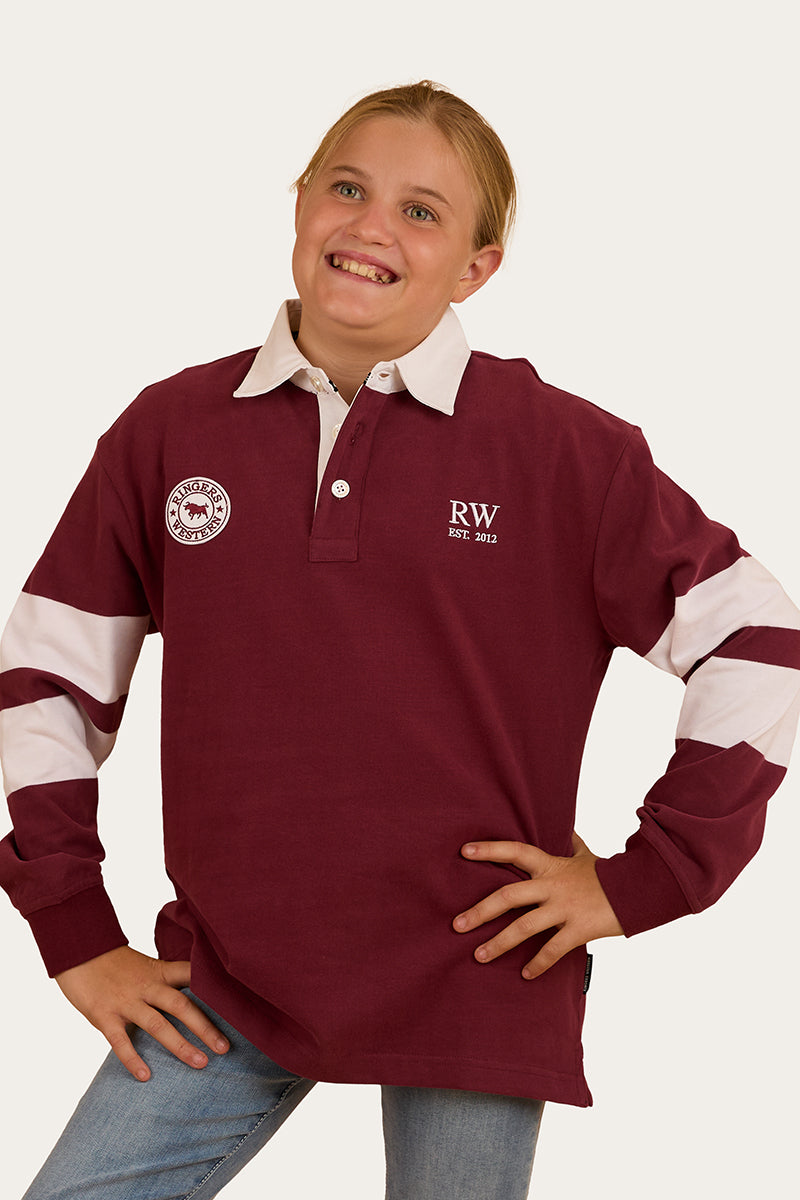 Rivalry Kids Rugby Jersey - Maroon