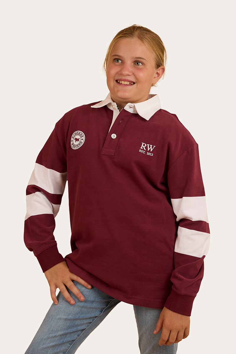 Rivalry Kids Rugby Jersey - Maroon