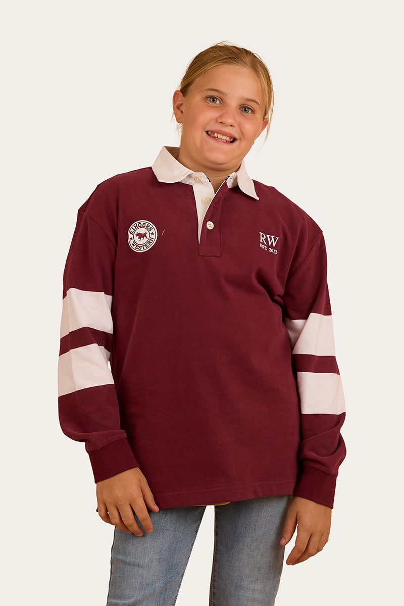 Rivalry Kids Rugby Jersey - Maroon
