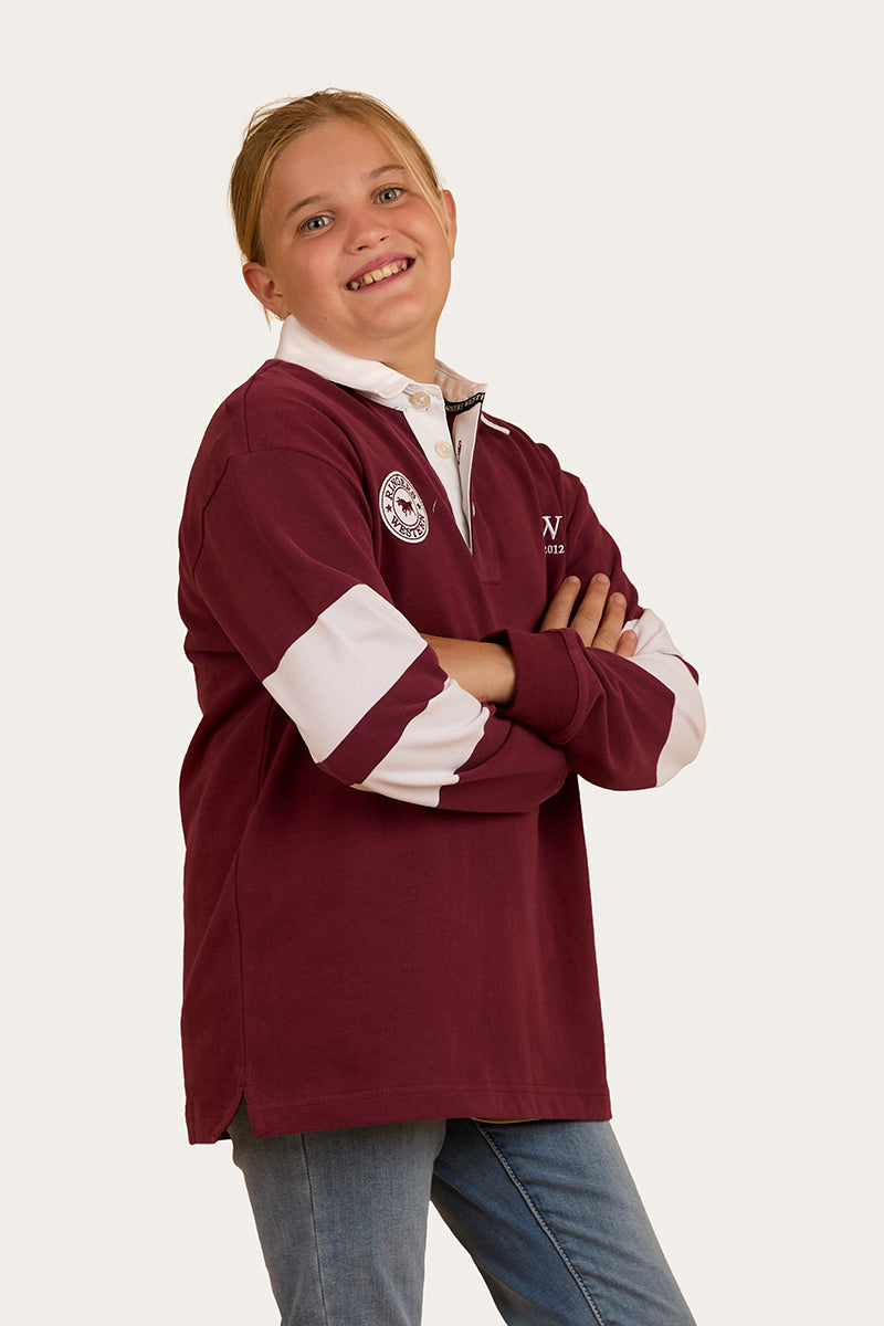Rivalry Kids Rugby Jersey - Maroon