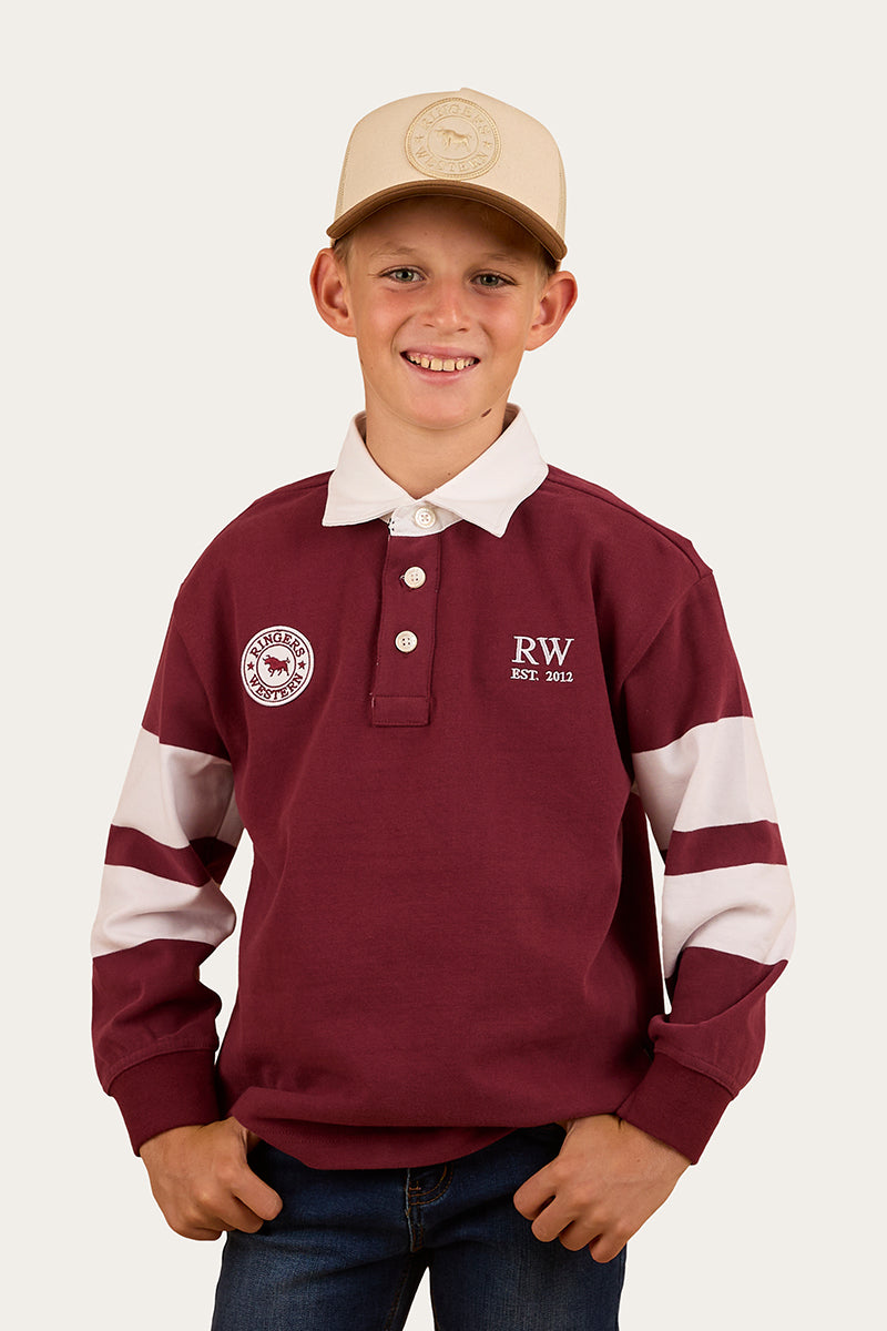 Rivalry Kids Rugby Jersey - Maroon