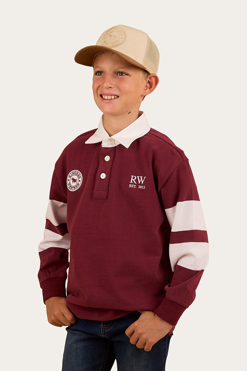 Rivalry Kids Rugby Jersey - Maroon