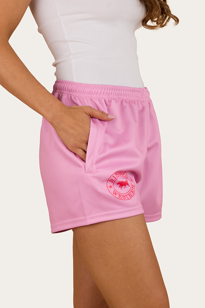 Ringers Footy Short - Pastel Pink