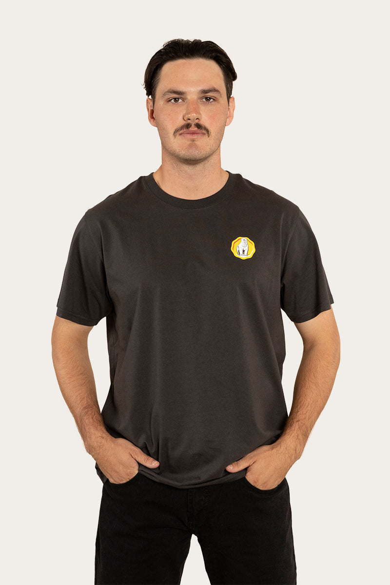 Bundy Loose Fit Unisex T-Shirt - Charcoal
