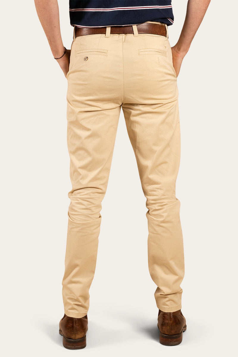 Bachelor Mens Slim Fit Chino Pant - Bone