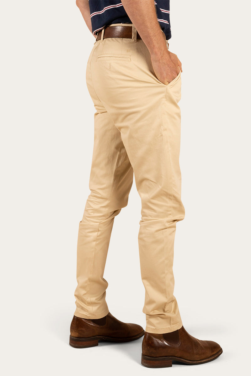 Bachelor Mens Slim Fit Chino Pant - Bone