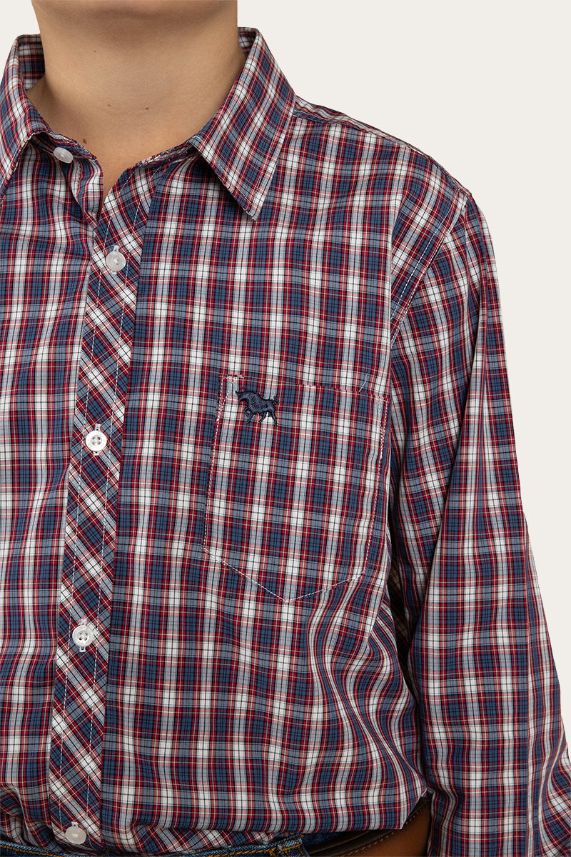 Benson Kids Dress Shirt - Red
