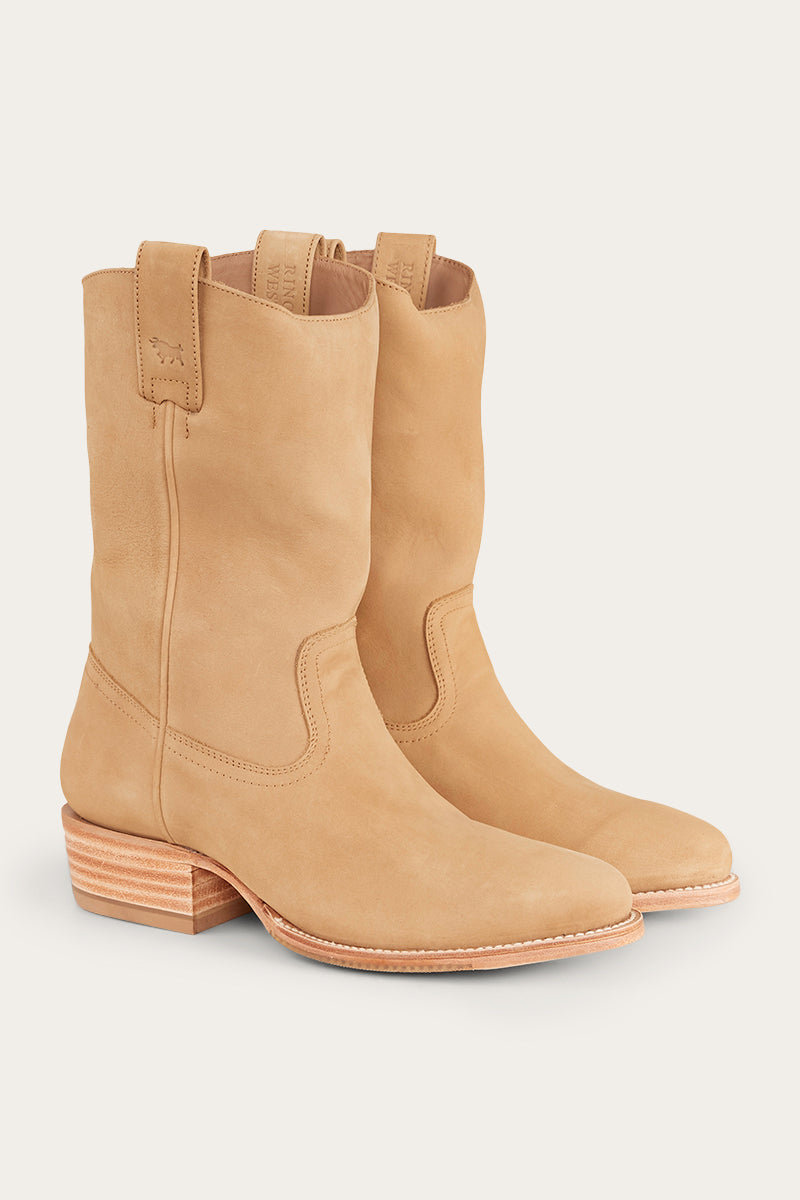 Davidson Mens Cuban Heel Boot Camel – Ringers Western