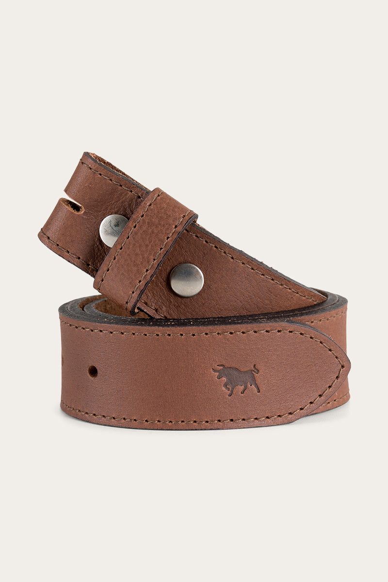 Tibbs Leather Belt Strap Walnut