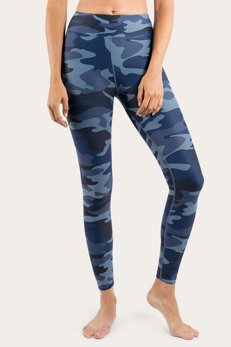 Navy camo leggings cheap