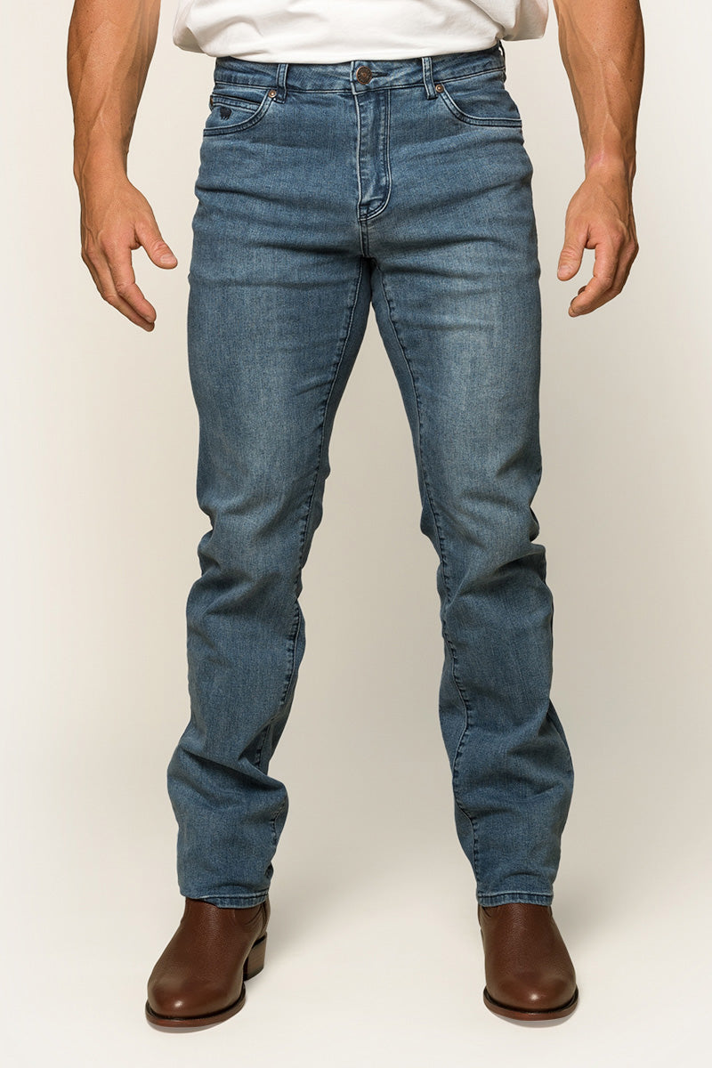 Mitchell Mens Straight Leg Jean Light Blue – Ringers Western