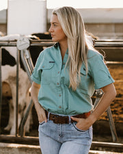 Womens Short Sleeve Work Shirts