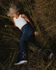 Womens High Rise Jeans