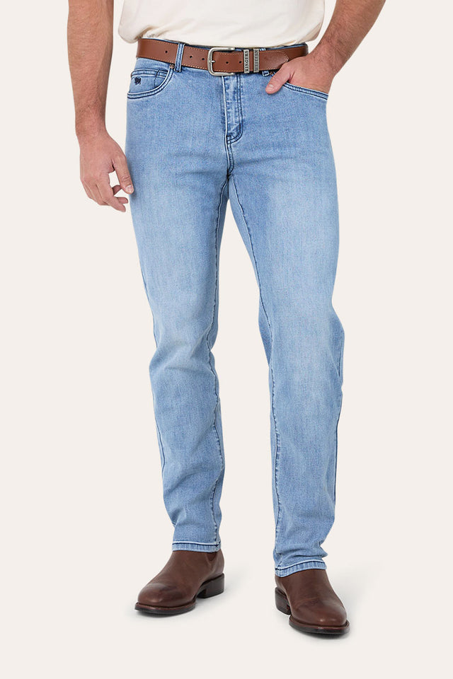 Burke Mens Tapered Leg Jeans