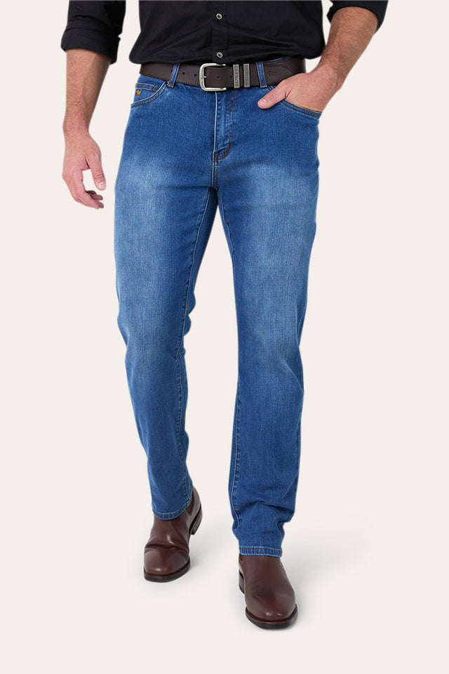 Burke Mens Tapered Leg Jeans