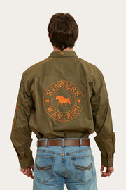 military-green-orange