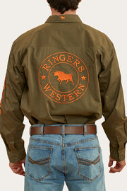 military-green-orange
