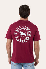 burgundy-white