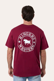 burgundy-white