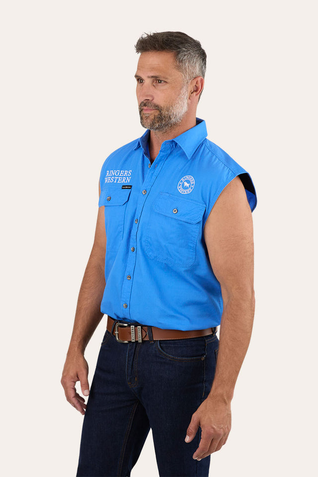 Hawkeye Mens Sleevless Work Shirt