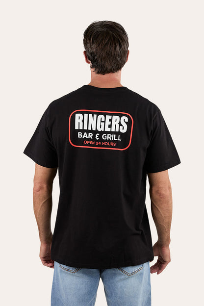 Ringers Grill Mens Loose Fit T-Shirt - Black
