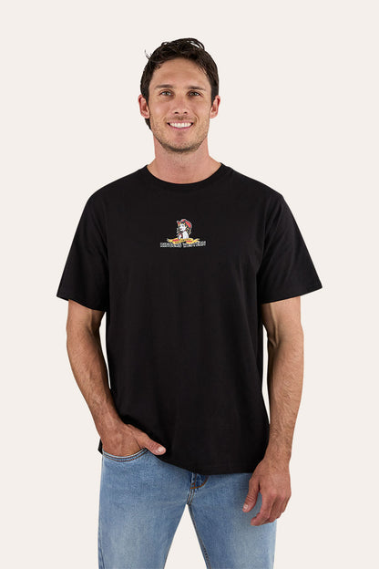 Bad Cowgirls Mens Loose Fit T-Shirt - Black