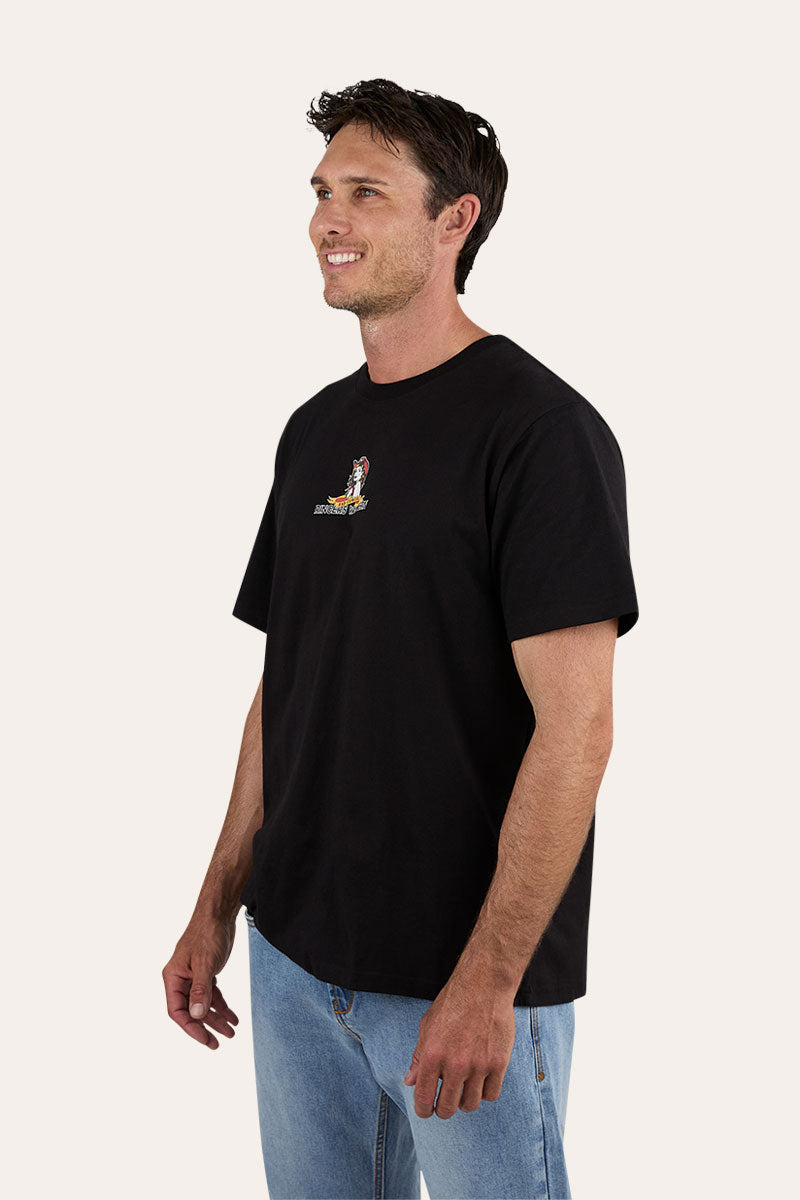 Bad Cowgirls Mens Loose Fit T-Shirt - Black