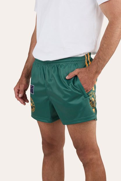 Good Bloke Mens Footy Short - Pine