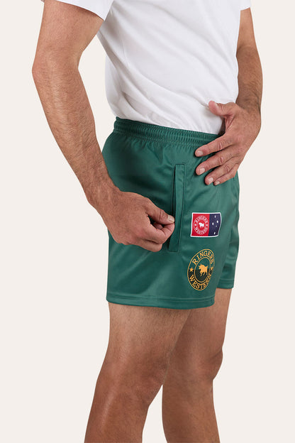 Good Bloke Mens Footy Short - Pine